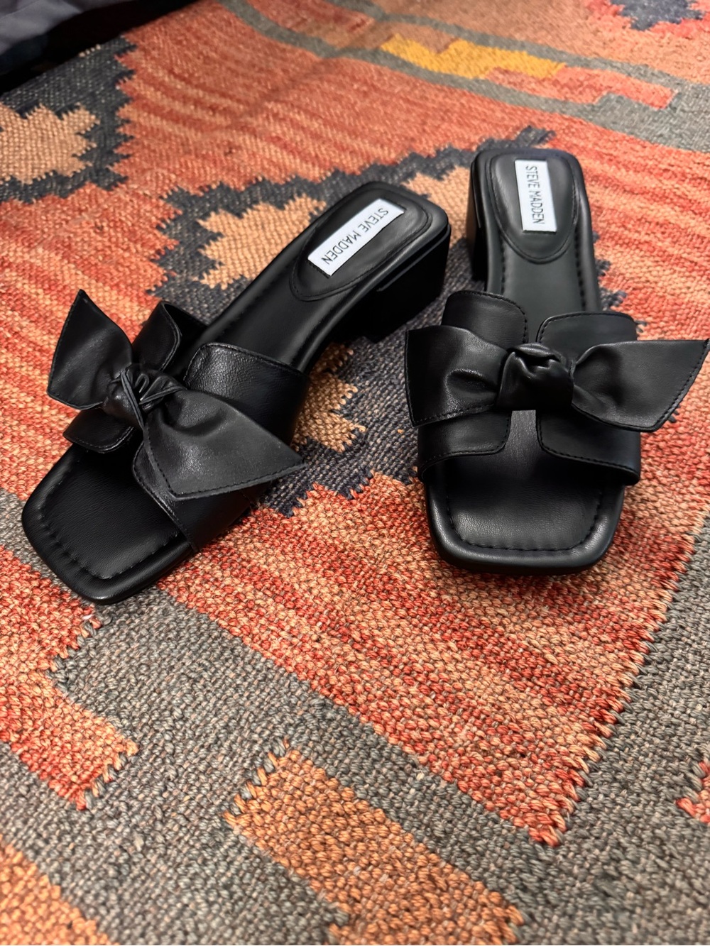Steve Madden Women's Catumm Bow Slide Sandals